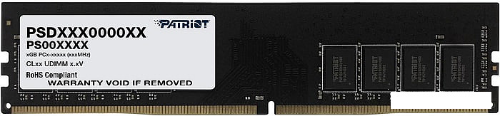 Оперативная память Patriot Signature Line 16GB DDR4 PC4-25600 PSD416G32002