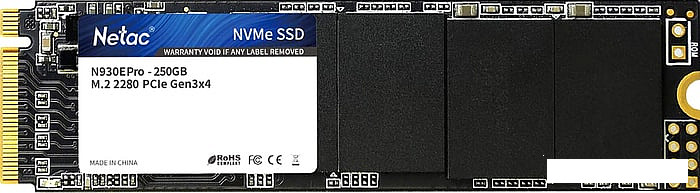 SSD Netac N930E PRO 128GB - фото 1 - id-p134719653