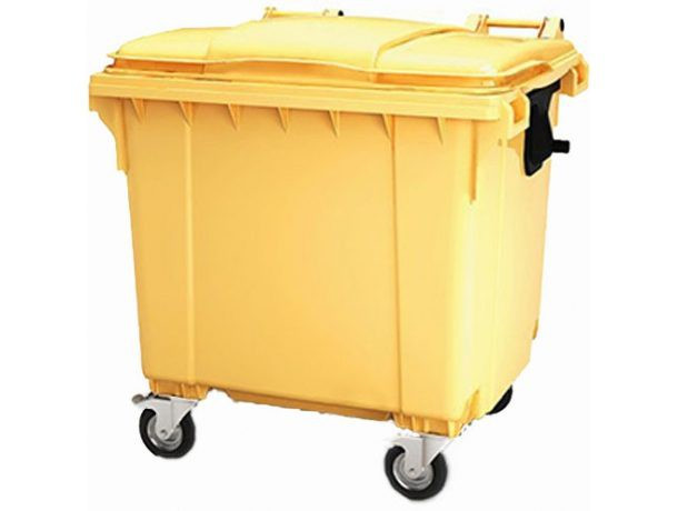 Пластиковый контейнер для мусора 1100 литров (цена без НДС) - фото 2 - id-p67147291