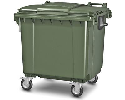 Пластиковый контейнер для мусора 1100 литров (цена без НДС) - фото 4 - id-p67147291