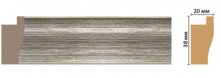 Багет DECOMASTER FM3-1 (38*20*2850мм)