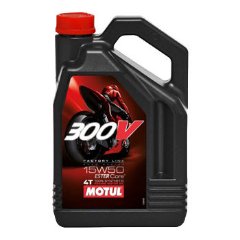 Моторное масло MOTUL 300V 4T Factory Line Road Racing 15W50 (4L) - фото 1 - id-p84009110