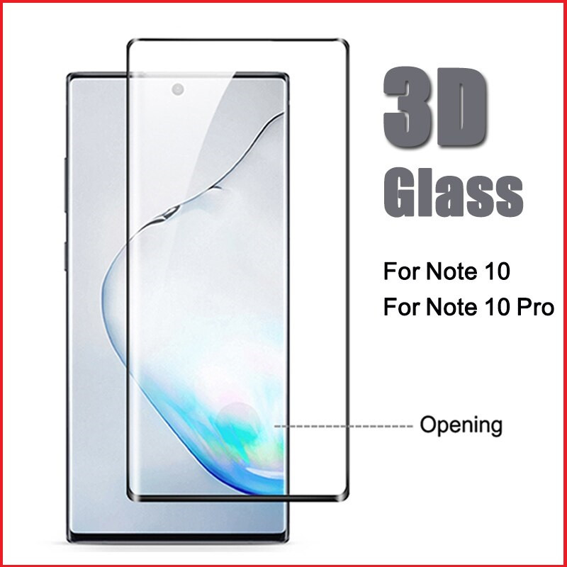 Защитное стекло 3d для Samsung Galaxy Note 10 Plus SM-N975 (с полной проклейкой) full glue