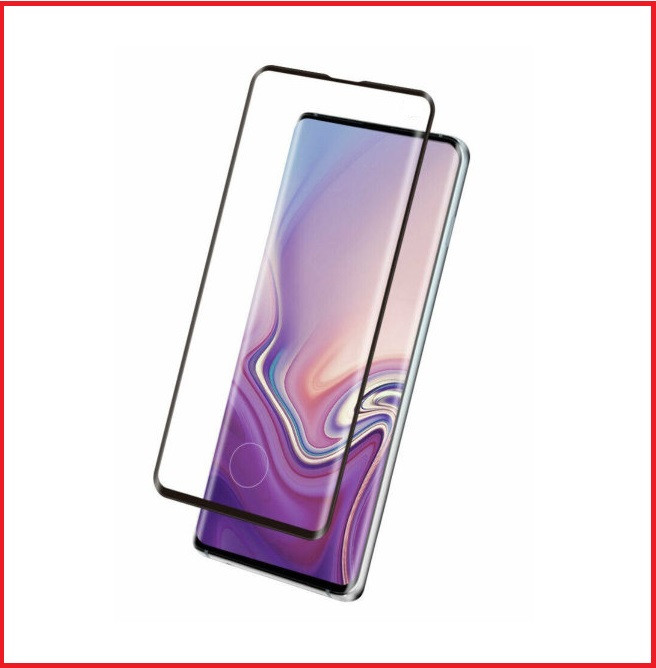 Защитное стекло 3d для Samsung Galaxy S10 (с полной проклейкой) SM-G973 full glue