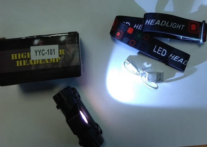 Фонарик светодиод МОЩНЫЙ. YYC-101. 8 диодов + 1. Зарядка от USB. Аккумуляторный - фото 3 - id-p140674479