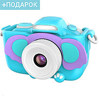 Детский цифровой фотоаппарат Kids Cam 32 Gb Селфи камера Слоненок