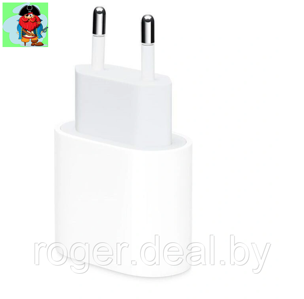 Сетевое зарядное устройство (адаптер питания, power adapter) Apple USB-C 20W MU7V2ZM/A - фото 1 - id-p140718076