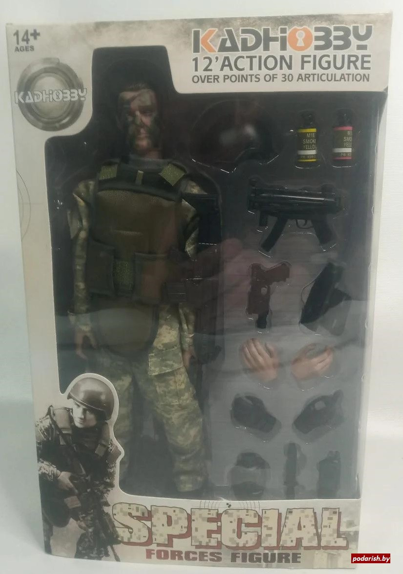 Игрушка солдат/swat 12 action figure