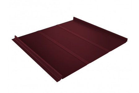 Кликфальц Line 0,45 Drap с пленкой на замках RAL 3005 красное вино, фото 2