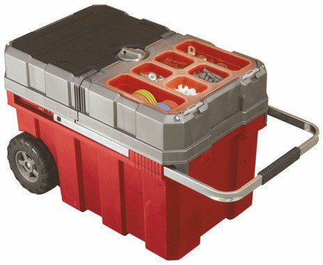 Ящик для инструментов на колесах MASTERLOADER Cart (Мастерлоадер), красный/серый - фото 1 - id-p140412071