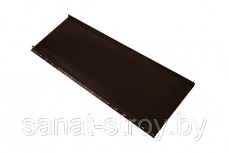Кликфальц mini Grand Line 0,5 Quarzit Pro Matt с пленкой на замках RAL 8017 шоколад, фото 2