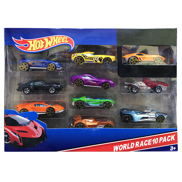 Набор Hot Wheel из 10 машинок 7 см World Race 2699-10 - фото 4 - id-p140741776