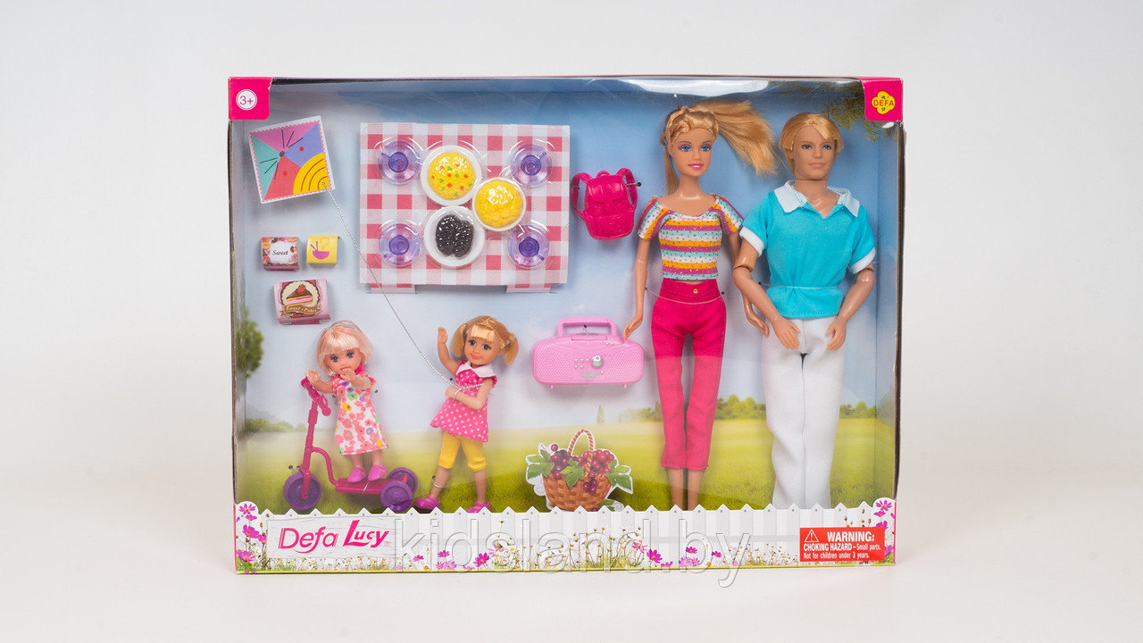 Набор кукол " Семья на пикнике" арт. 8301 - фото 2 - id-p140766283
