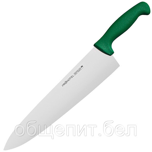 Нож поварской «Проотель», L=435/285 мм, зеленый - фото 1 - id-p140770076
