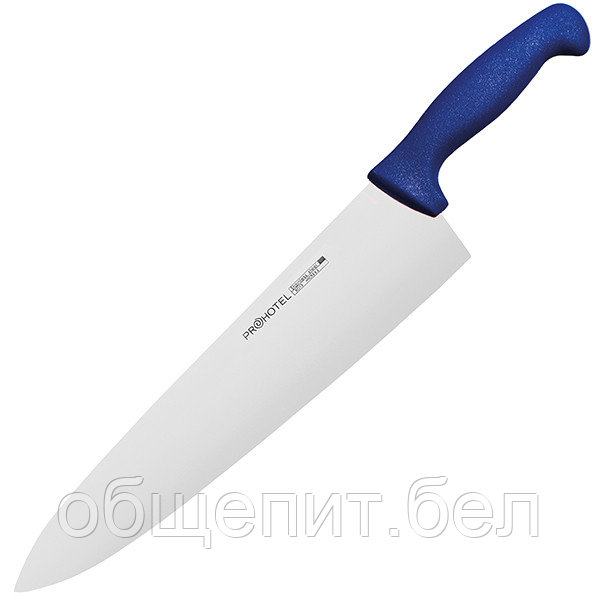 Нож поварской «Проотель», L=435/285 мм, синий