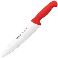Нож поварской «2900»,  L=387/250 мм, красный