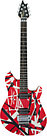 Электрогитара EVH Wolfgang Special Red w/ Black and White Stripes Ebony FB