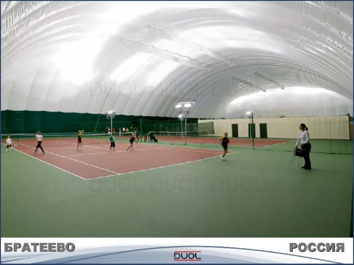 Воздухоопорный купол 36х18м для теннисных кортов - фото 7 - id-p11022721