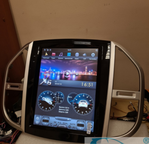 Штатная магнитола в стиле Тесла для Mercedes Vito W447 Android 10 - фото 3 - id-p125609991