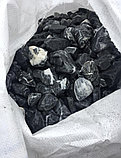 Крошка мраморная (черная с белыми прожилками) в биг-беге фр.40-70мм. 1000кг. / 1 тонна, фото 5