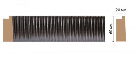 Багет DECOMASTER 611-1607 (60*20*2900мм)