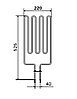 ТЭН Harvia ZSA-430 1900 Вт для Symphony AV2, AV4, AV6, фото 4