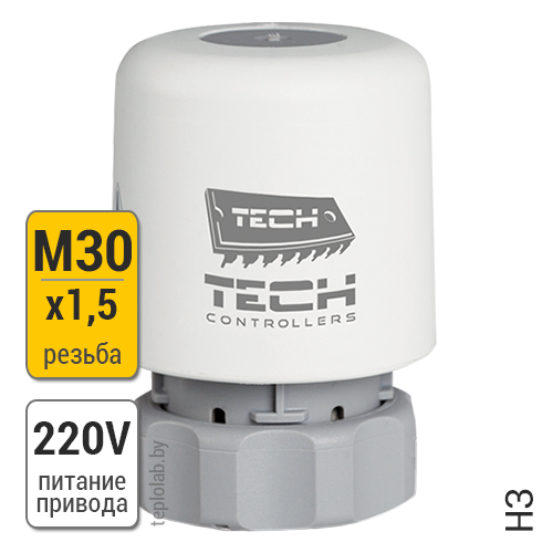Tech STT-230/2 M30 термоэлектрический привод - фото 1 - id-p24172726