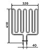 ТЭН Harvia ZSK-720 3000 Вт для Trendi KIP, Topclass (Combi), Sound, Termonator, Moderna, Classic Electro 90(E), фото 4