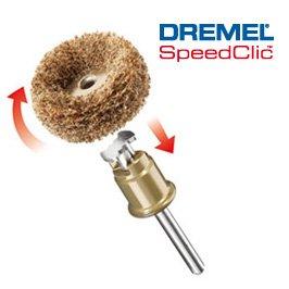 Насадки полировальные DREMEL SpeedClic™ (511S) для окончательной отделки, зерно 180 и 280
