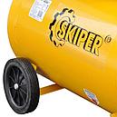 Воздушный компрессор SKIPER AR100V (до 440 л/мин, 8 атм, 100 л, 230 В, 2.2 кВт), фото 4
