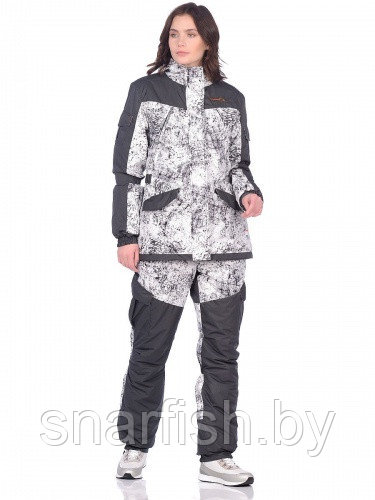 Зимний костюм "Барс 5" женский алова белый -35С - фото 2 - id-p140916054