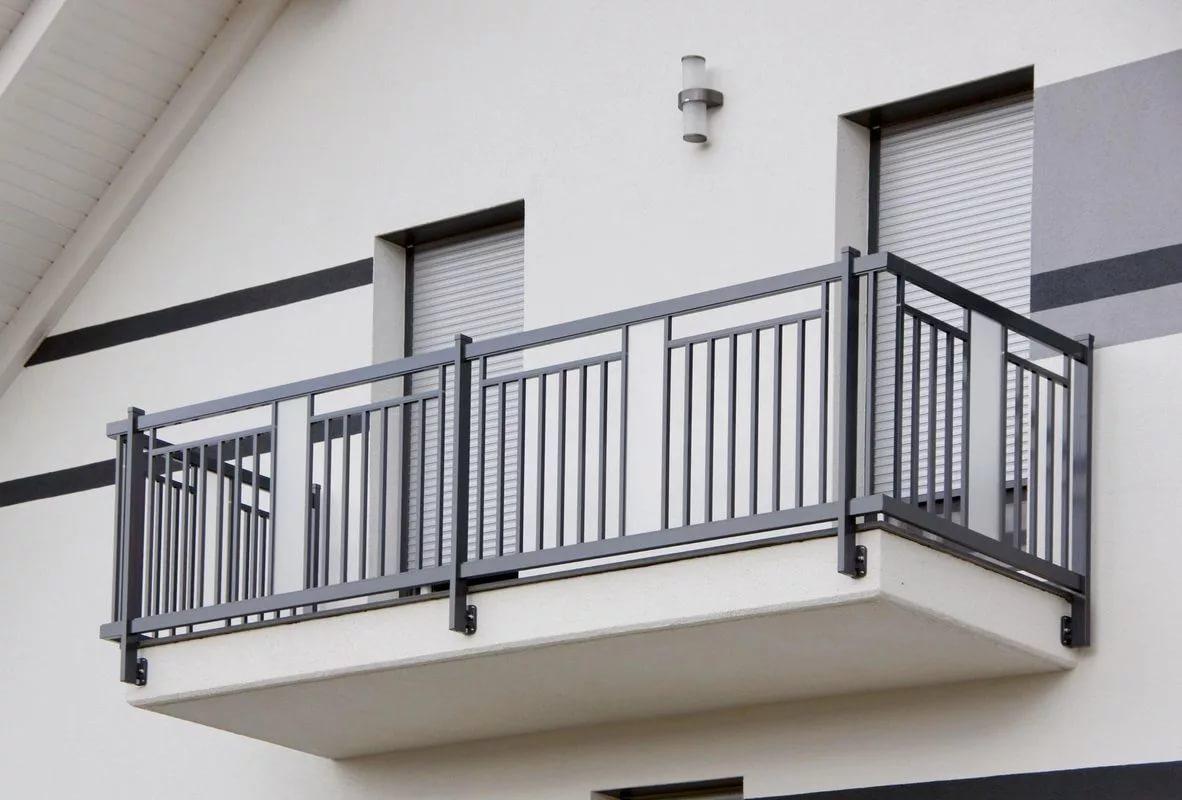 Ограждение балконное лофт металлическое модель 6/1 - фото 1 - id-p140921454