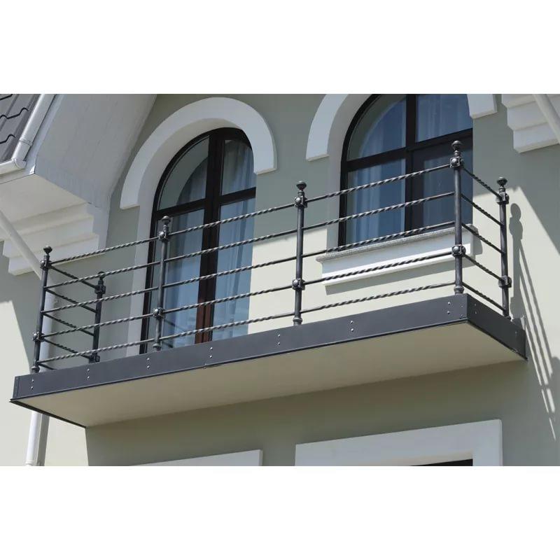 Ограждение металлическое сварное балконное модель 7/1 - фото 1 - id-p140921544