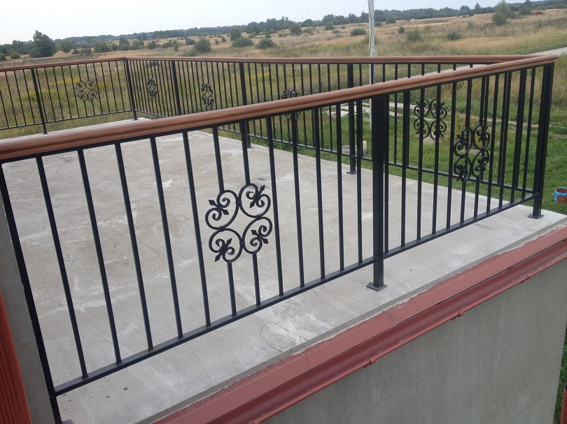 Ограждение балконное металлическое сварное модель 16/1 - фото 1 - id-p140922171