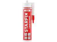Герметик силиконовый санитарный STARFIX Sanitary Silicone (белый) 260 мл