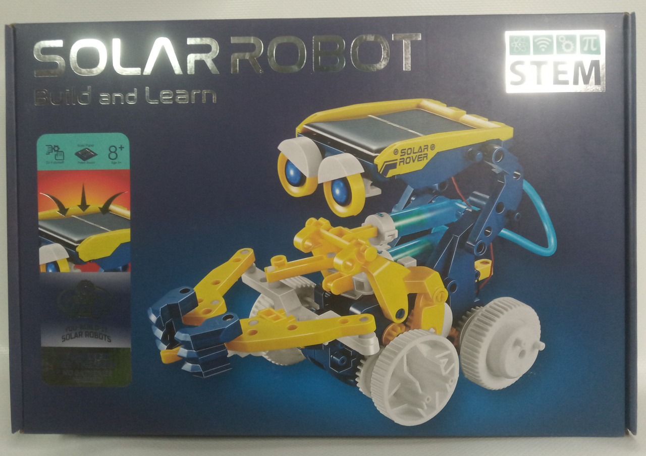 Робот-конструктор на солнечных батареях Solar Robot Steam 11 в 1 - фото 1 - id-p140975994
