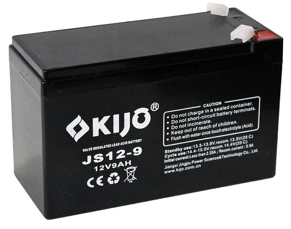 Аккумулятор  Kijo 9 Ah для эхолотов 12 вольт, фото 2