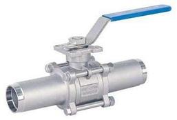 Кран НЖ шаровый приварной, 3/4" (DN20), AISI304 (CF8), PN40, NK-BE20/4