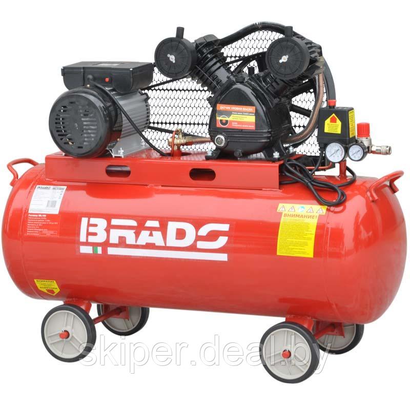 Воздушный компрессор BRADO IBL3100V (до 380 л/мин, 8 атм, 100 л, 230 В, 2.2 кВт) - фото 1 - id-p73132262