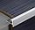 F-образный профиль для плитки и ступеней 35/10/14 мм, цвет серебро 270 см, фото 5