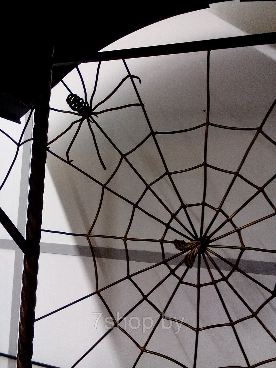 Мангал стационарный с крышей Паук 5мм - фото 3 - id-p141029205