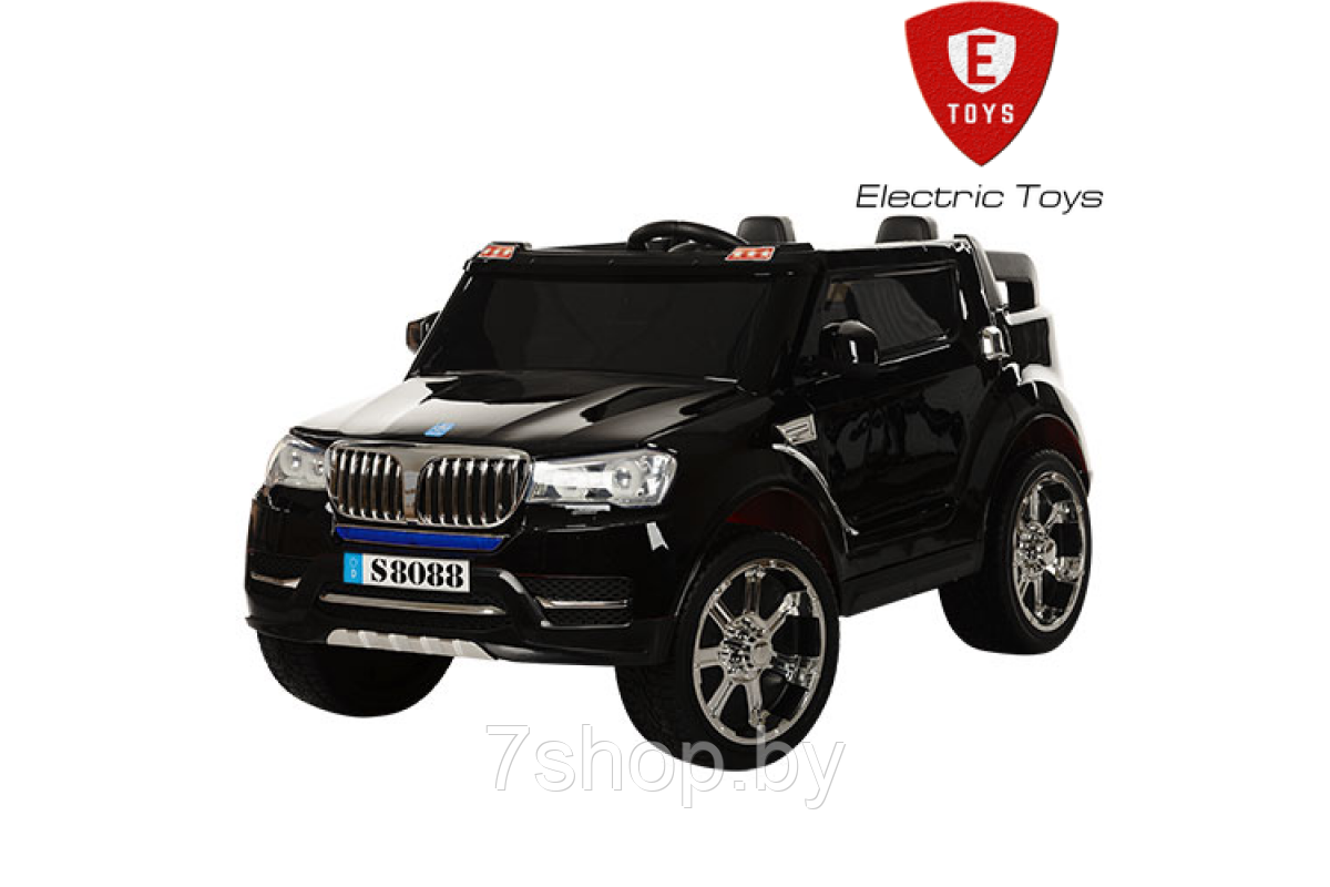 Двухместный детский электромобиль Electric Toys BMW X5 Lux - черная