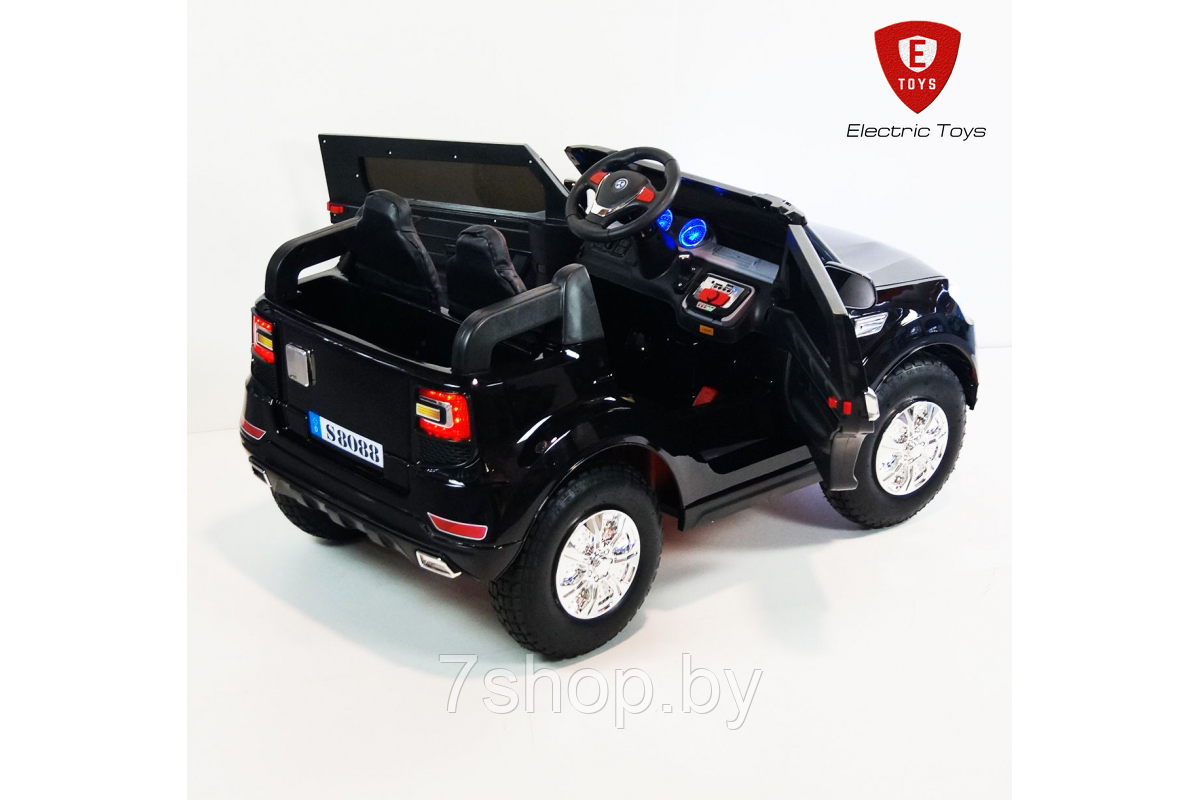 Двухместный детский электромобиль Electric Toys BMW X5 Lux - черная - фото 6 - id-p141029347