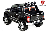 ДЕТСКИЙ ЭЛЕКТРОМОБИЛЬ ELECTRIC TOYS FORD RANGER LUX, ЦВЕТ ЧЕРНЫЙ ДВУХМЕСТНЫЙ - ЛИЦЕНЗИЯ, фото 5