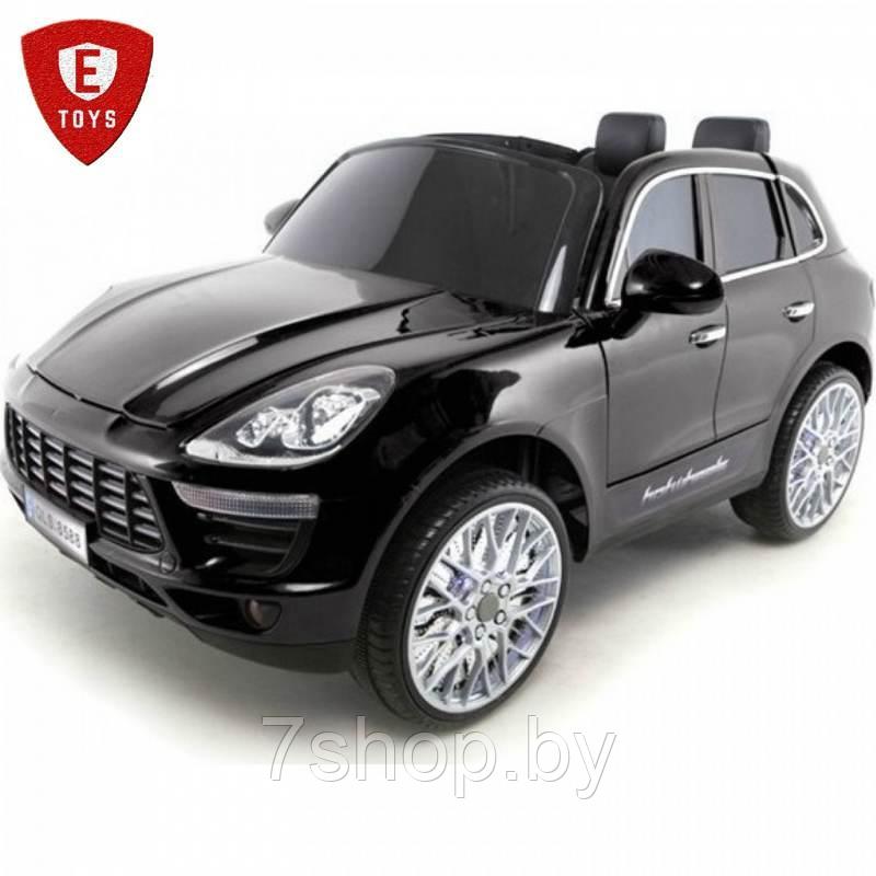 ДЕТСКИЙ ЭЛЕКТРОМОБИЛЬ ELECTRIC TOYS PORSCHE MACAN LUX ЦВЕТ ЧЕРНЫЙ EVA