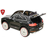 ДЕТСКИЙ ЭЛЕКТРОМОБИЛЬ ELECTRIC TOYS PORSCHE MACAN LUX ЦВЕТ ЧЕРНЫЙ EVA, фото 3