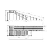 Зимняя деревянная игровая горка Савушка Зима wood - 8 (скат 9 м.), фото 2