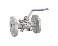 Кран нержавеющий шаровый фланцевый, 3/4" (DN20), AISI304 (CF8), PN64