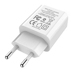 Сетевое зарядное устройство Hoco C61A (1 USB:5V 2,1A) цвет: белый, фото 2