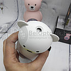 Увлажнитель - аромадиффузор воздуха Медвежонок Bear Humidifier с подсветкой, 150 ml,220V Белый, фото 6
